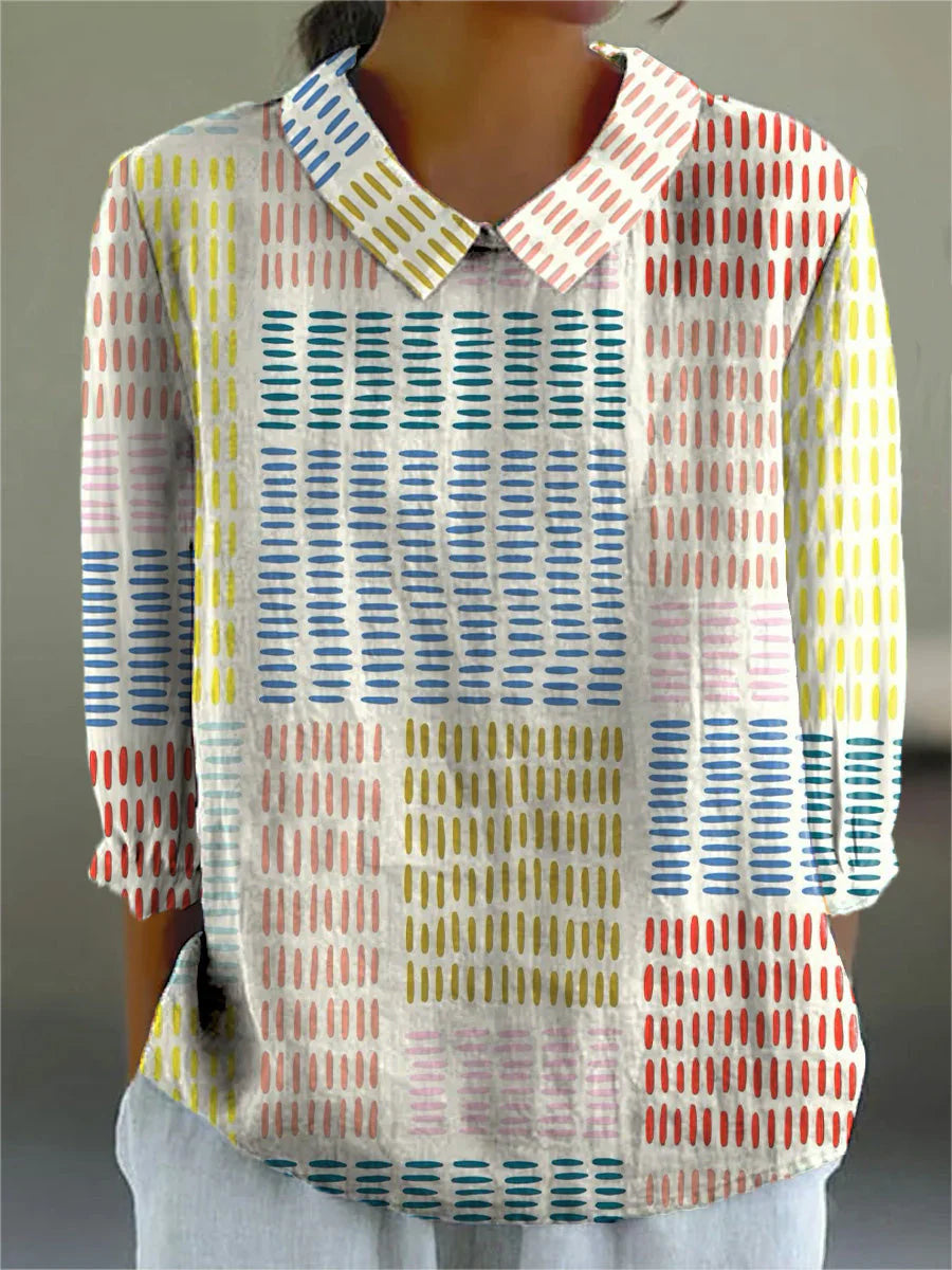 Vintage Colourful Blouse