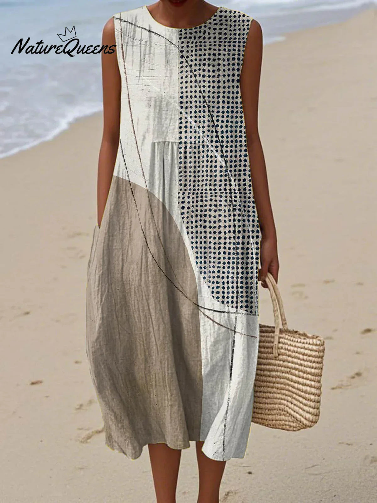 Noémie | Unique Asymmetrical Art-Inspired Dress