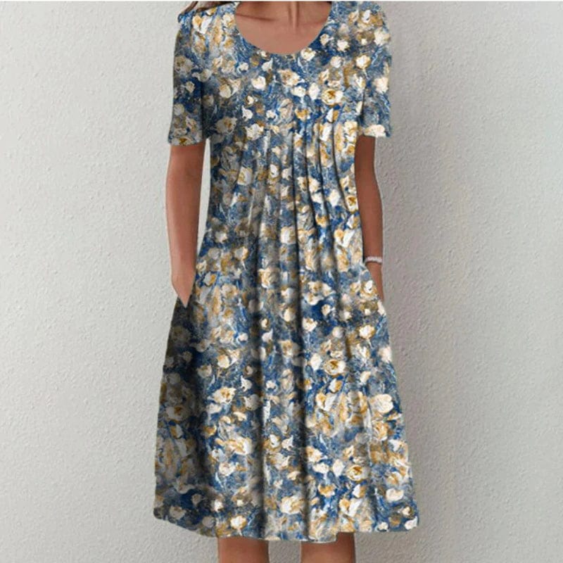 Romy | Floral Textured Dress