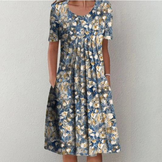 Romy | Floral Textured Dress