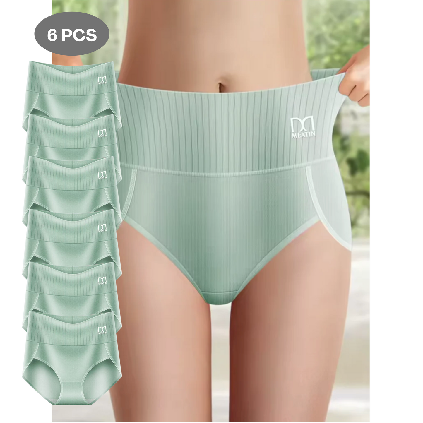 MARIE | Set of 6 high-waisted shaping panties