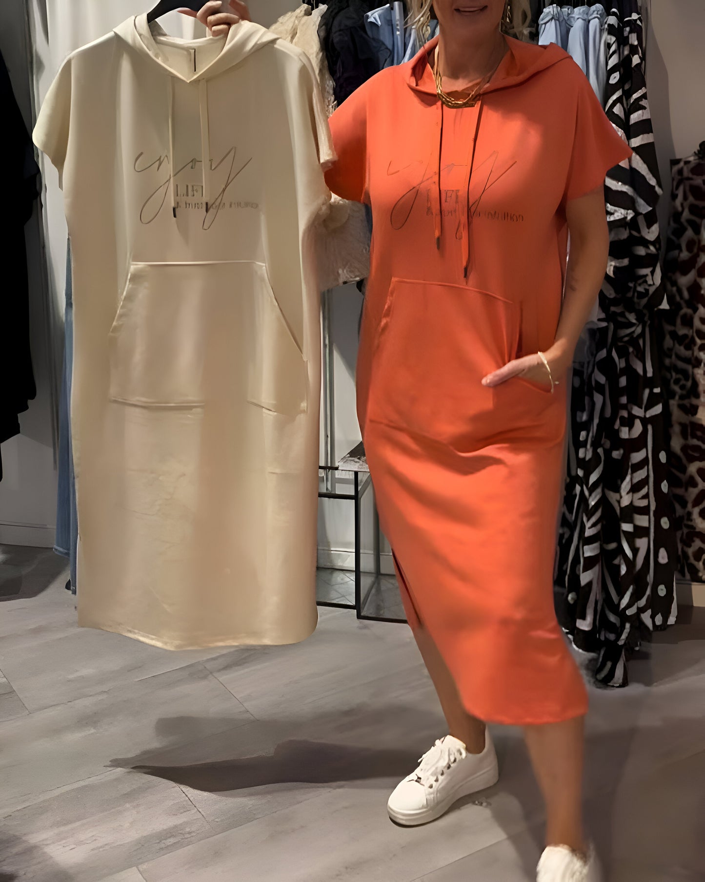 Robyn™ | Casual hooded dress