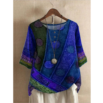Nicole - Colorful Bohemian Top