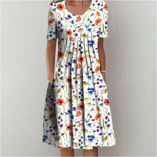 Léna | Vibrant Floral Dress