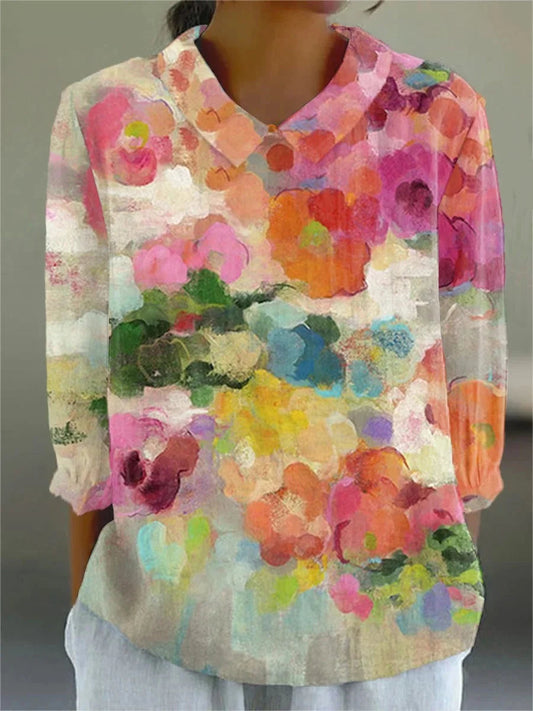 Vintage Colourful Blouse