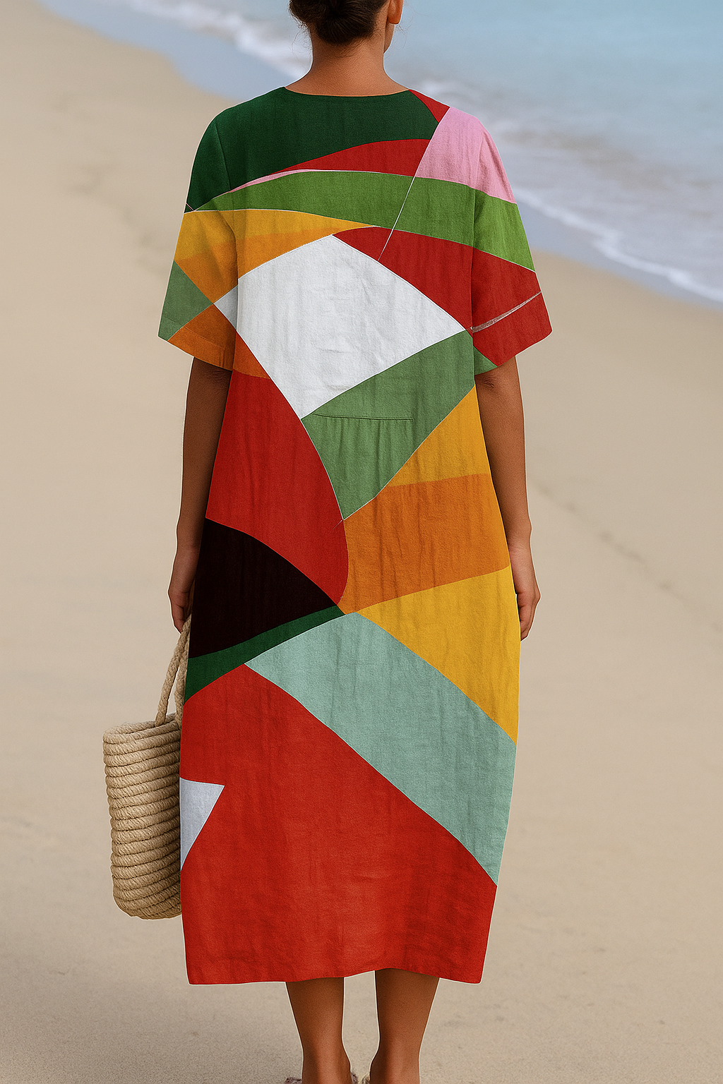 Solène II | Colorful Patchwork Dress