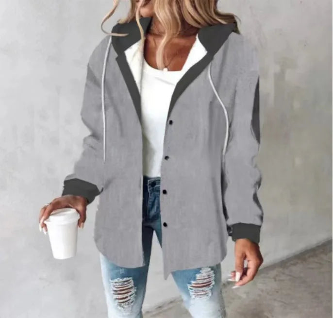 Chic Plaid Hooded Coat™