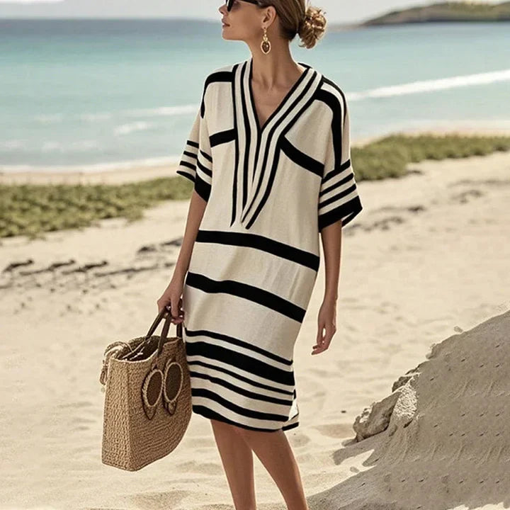 Noemi™ | Flowing striped dress