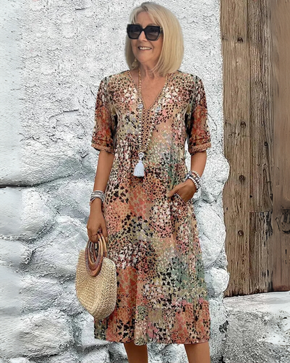 Isabeau | Floral Midi Dress