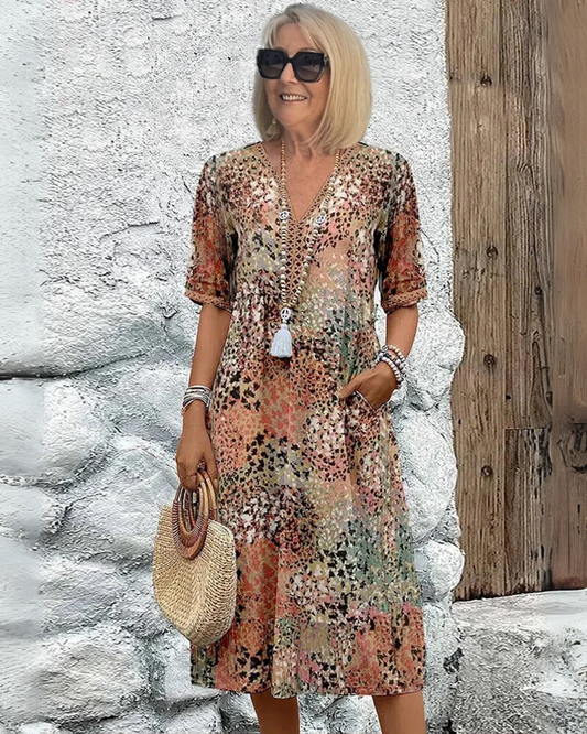 Isabeau | Floral Midi Dress