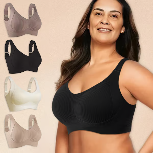 CELINE | Pack of 3 comfort bras without underwire 2+1 FREE