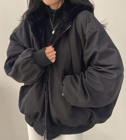 Ana | Stylish oversized bomber jacket
