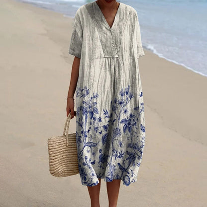 ÉLOÏSE | Printed Porcelain Dress