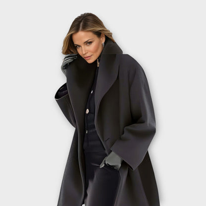 Emma - Premium Windproof Wool Coat