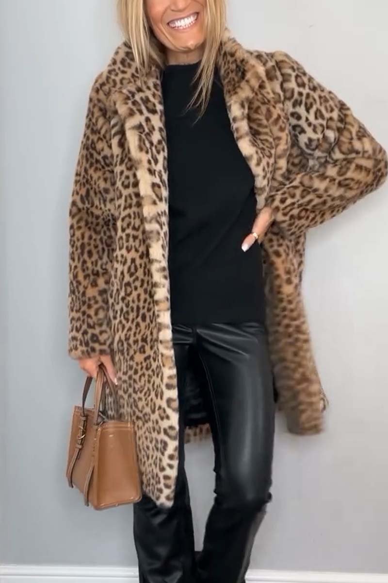 Lynda™ | Leopard print coat