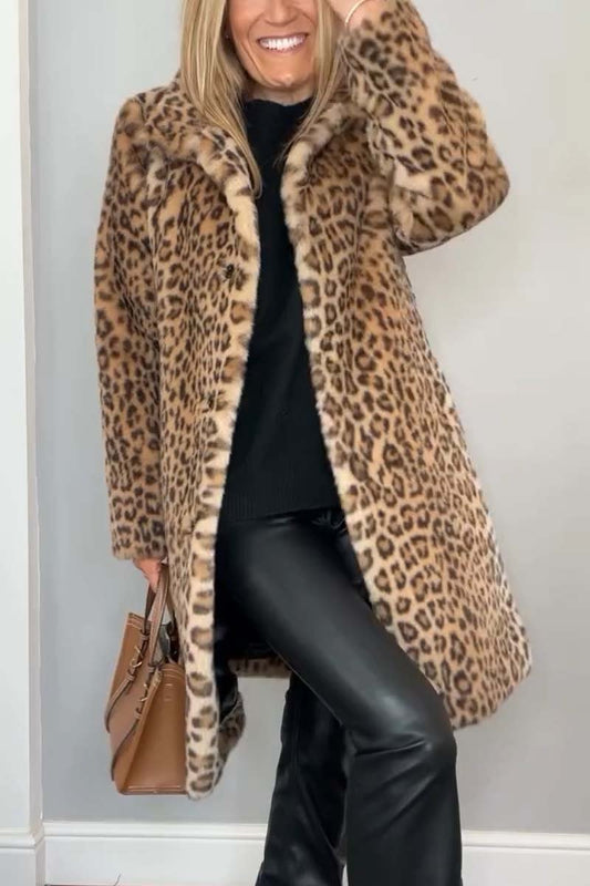 Lynda™ | Leopard print coat