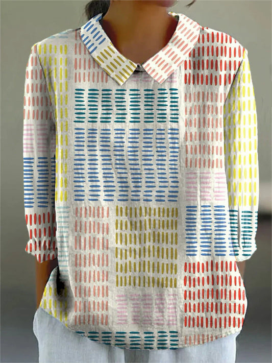 Vintage Colourful Blouse